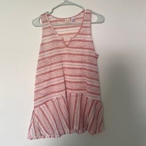 Used Canyon River Blue Pale Red Large Tank Top